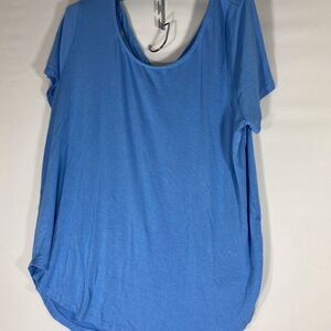 2X Nelly Light Blue Knit Top